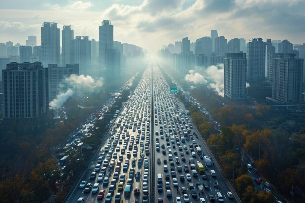 Impact environnemental du transport routier&nbsp;: enjeux et solutions