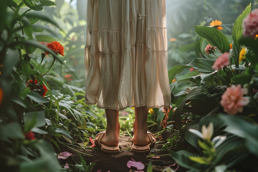 Comment choisir la chaussure parfaite pour une robe longue bohème