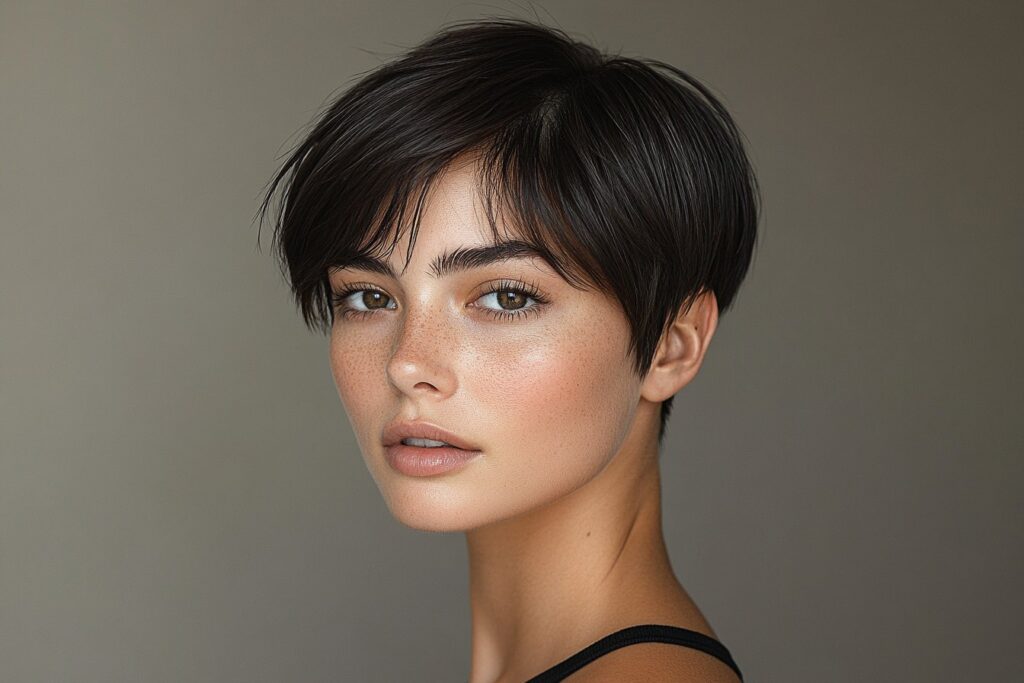 Découvrez la coupe courte moderne parfaite pour sublimer votre visage