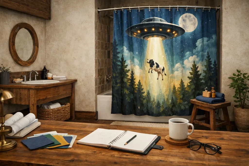 Insolites et inspirants : les rideaux de douche qui font parler vos murs