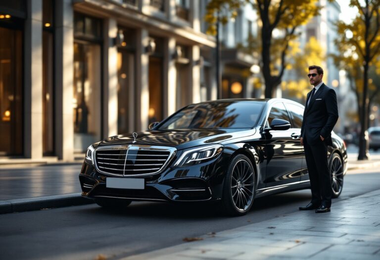 Le luxe de voyager en Mercedes Classe S avec un chauffeur dédié