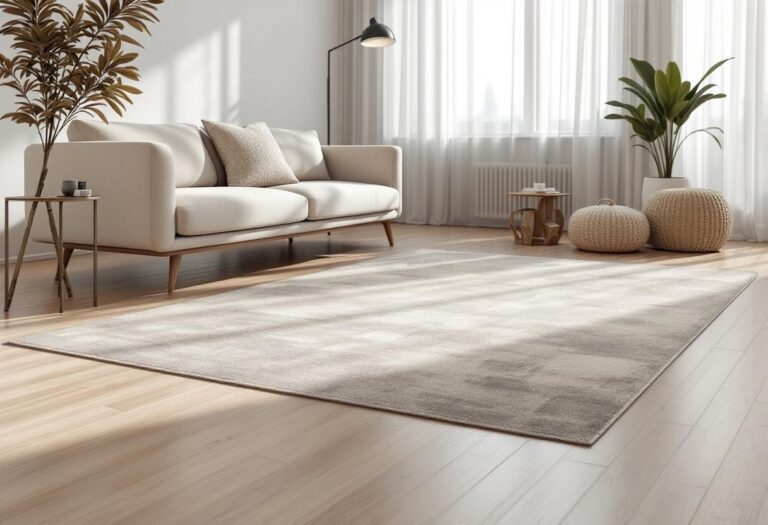 Quand le tapis devient un cadre : structurer une déco épurée