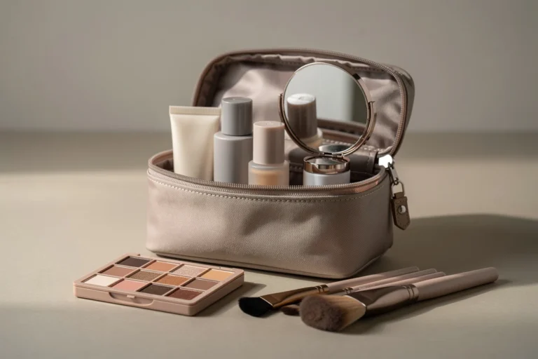 Les essentiels beauté dans ma trousse de voyage : optimiser chaque centimètre