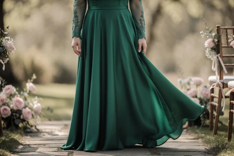 Tenue d’invitée : sublimer la cérémonie avec une robe vert émeraude
