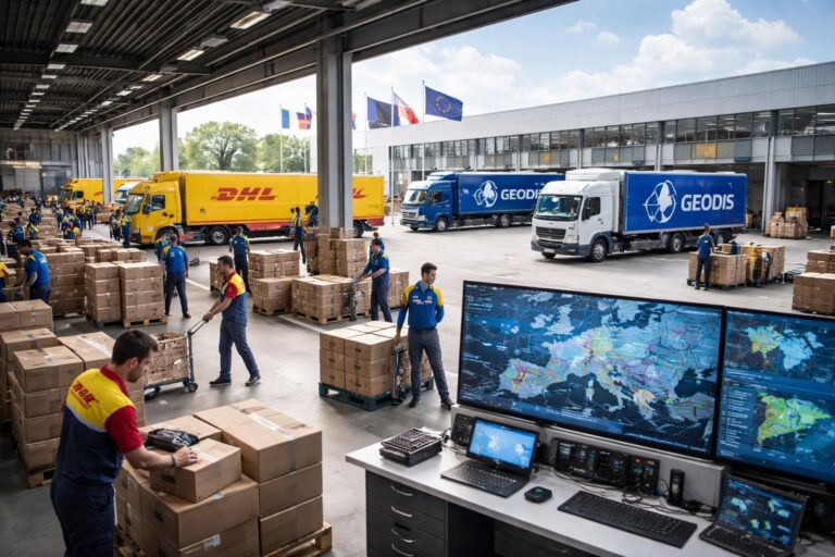 profitez d'une livraison internationale rapide et fiable en europe grâce aux plateformes dhl et geodis pour vos projets.