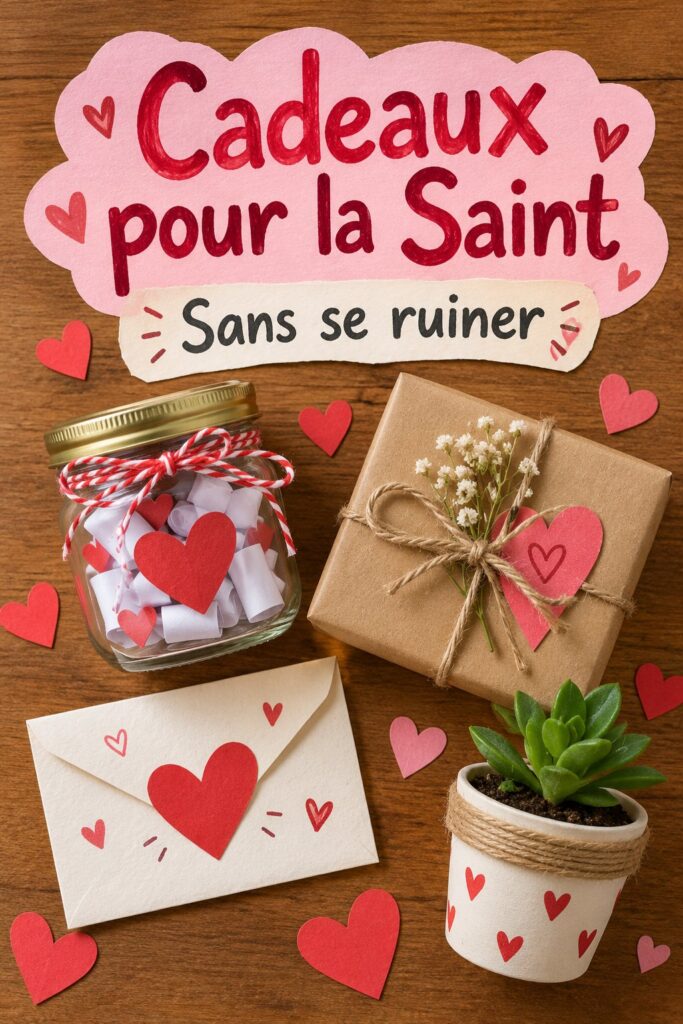 Un couple échangeant des cadeaux pour la Saint-Valentin, exprimant son amour.