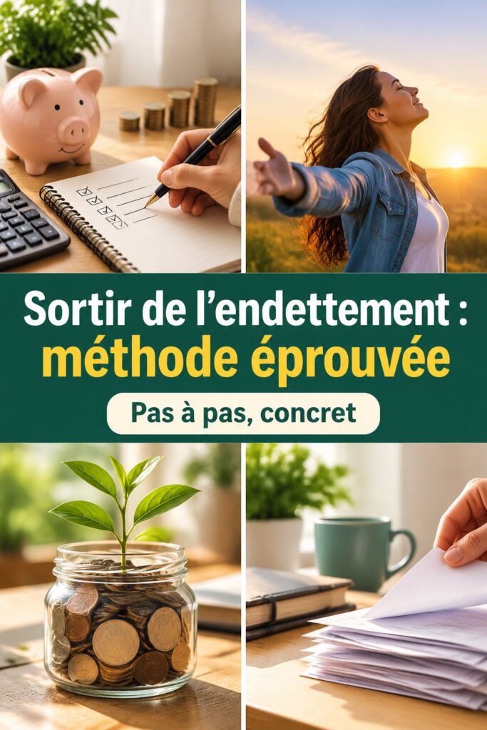 Un homme consultant des documents financiers pour sortir de l'endettement.